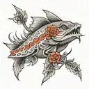 grey 59 tattoo design idea