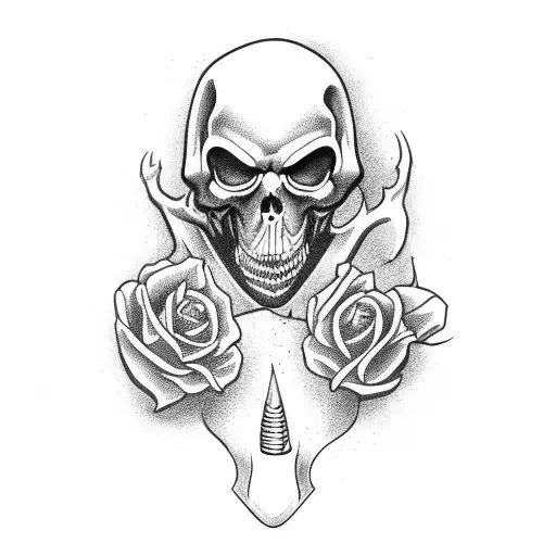 Grim Reaper tattoo design idea
