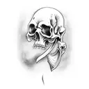 Grim Reaper tattoo design idea