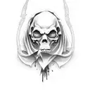 Grim Reaper tattoo design idea