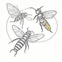 firefly tattoo design idea