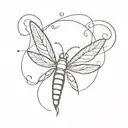 firefly tattoo design idea