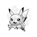 pikachu tattoo design idea