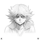 relampagos que envuelven a killua tattoo design idea