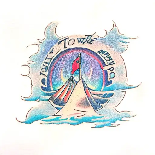 may the road rise to meet you may the wind be always at your back tattoo design idea