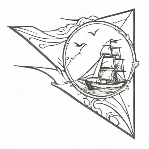 burn the ships mentality  tattoo design idea