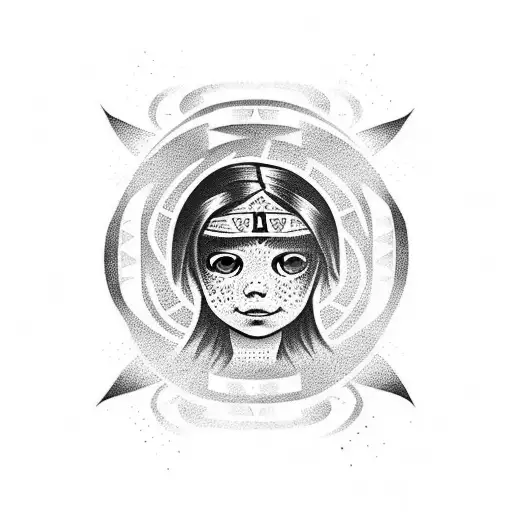 child name tattoo design idea