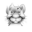 tom and jerry  tattoo design idea