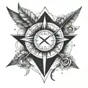 celestial; Roman numerals; May 25; simple tattoo design idea