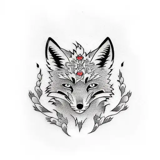 foxtail tattoo design idea