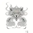 foxtail tattoo design idea