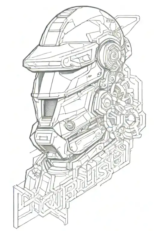 'veridis quo' text written connect the daft punk song tattoo design idea