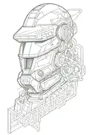 'veridis quo' text written connect the daft punk song tattoo design idea