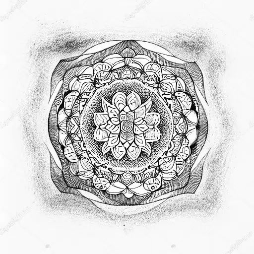 Mandala tattoo design idea