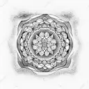 Mandala tattoo design idea