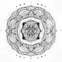 Mandala tattoo design idea