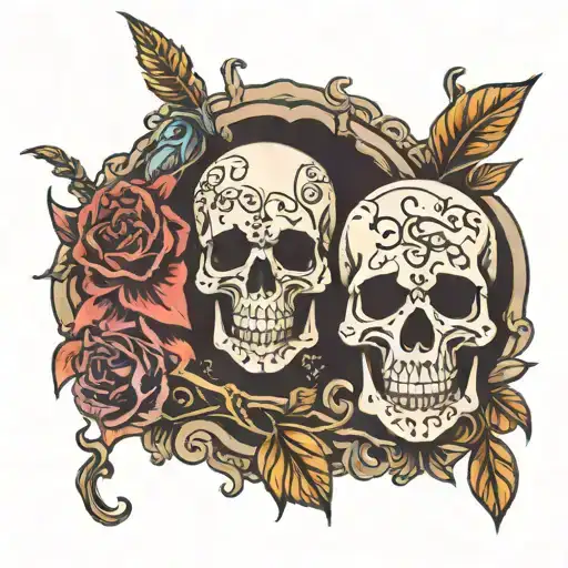 mass grave bury me tattoo design idea
