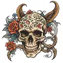 mass grave bury me tattoo design idea