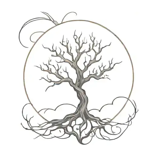 deadly sin of wrath similar to posion tree tattoo design idea