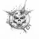 resident evil 7 tattoo design idea