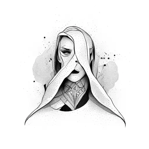 straight jacket tattoo design idea