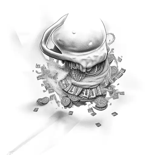 Money Ambition tattoo design idea