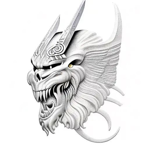 war between ares and athena tattoo design idea