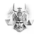 war between ares and athena tattoo design idea