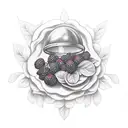 the blacker the berry tattoo design idea