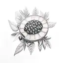 the blacker the berry tattoo design idea