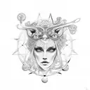 Hecate  tattoo design idea