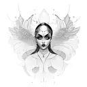 Femida Godess tattoo design idea