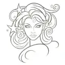 swirly stars Pandora avatar avatar avatar tattoo design idea