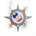 Korean flag tattoo design idea