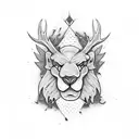 Gore scene tattoo design idea