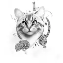 casino tattoo design idea