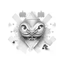 casino tattoo design idea