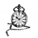 train Pocket Watch tattoo design idea
