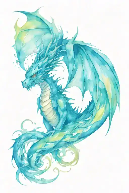 dragon soul and sonic  tattoo design idea
