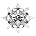 seal of solomon tattoo design idea