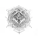seal of solomon tattoo design idea