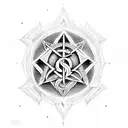 seal of solomon tattoo design idea