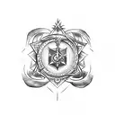 seal of solomon tattoo design idea