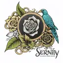 God grant me the serenity to accept the things i cannot change, the courage to change the things i can, and the wisdom t tattoo design idea
