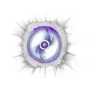 special effect, explosion, dark blue to purple gradient  tattoo design idea