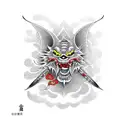 espada de viego tattoo design idea