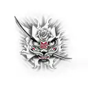 espada de viego tattoo design idea