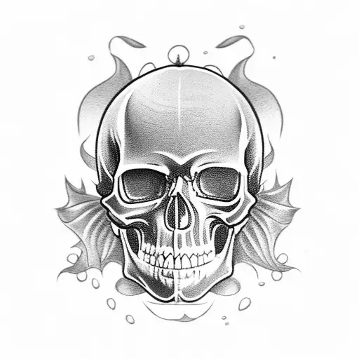 prompthunt: anime manga skull portrait hooded miffy disney cartoon skeleton  tattoo style by Alphonse Mucha pop art nouveau