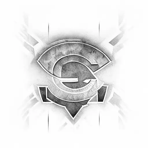 packers logo scar tattoo design idea