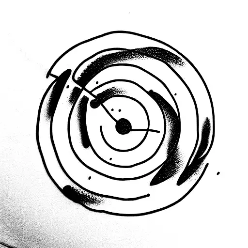 3 A's in a circle tattoo design idea